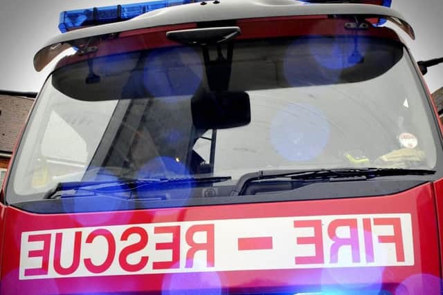 Fire crews had to cut a passenger free from a car after a road accident in Hartlepool.