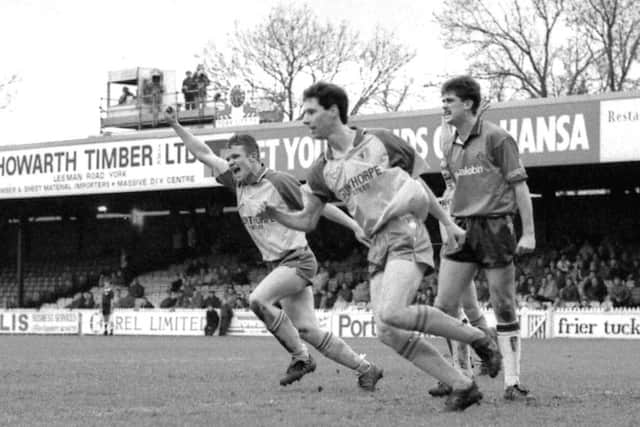 1992 York v Stags Paul Holland and Steve Wilkinson