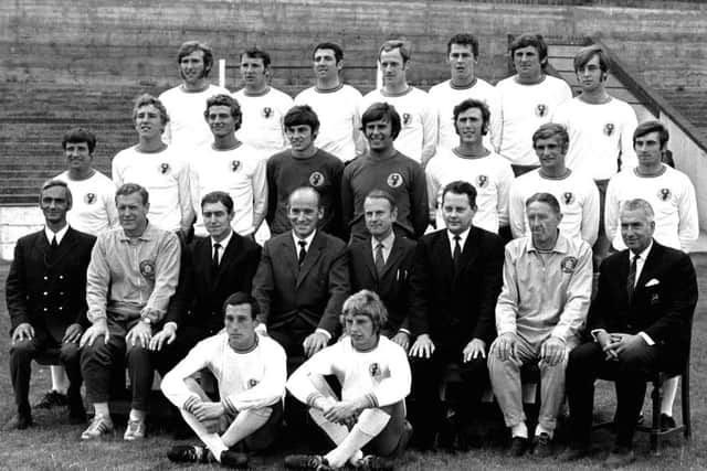 Mansfield Town 1970-71
Left to right. Back row; John Stenson, Sandy Pate, Jimmy Goodfellow, Clive Walker, Dudley Roberts, Phil Waller and Barry Foster.
Third row; John Quigley, Stuart Boam, John Saunders, Des Finch, Graham Brown, Malcolm Partridge, Jimmy Sutton and Dai Jones.
Second row; Frank Milford, Tommy Eggleston, John Almond, Arthur Patrick, George Bunting, Joe Eaton, Jock Basford and Sam Weaver.
Front row; Colin Foster and Ian Wright.
