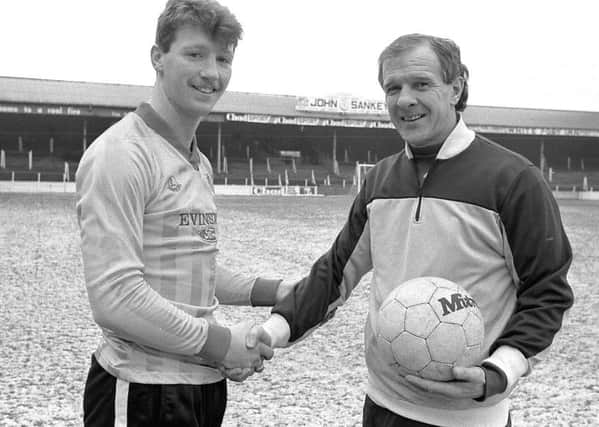 1986 Stags Sign Roddy Collins
Roddy Collins and Billy Dearden