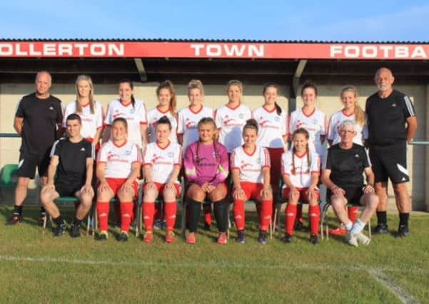 GUNNING FOR GLORY -- Ollerton Town Ladies, who are fancied for the league title this season.
