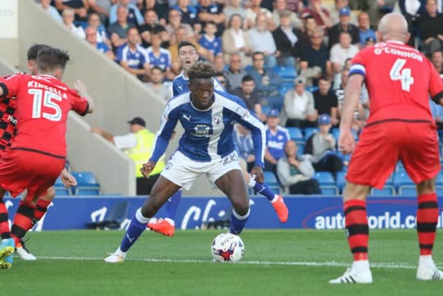 Chesterfield v Walsall, Gboly Ariyibi