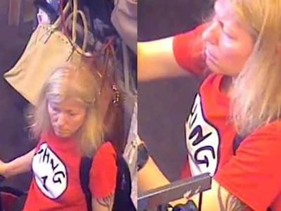 Woman sought in TK Maxx fraud case. (Notts Police)