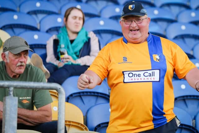 Mansfield Town's - Pic Chris Holloway
