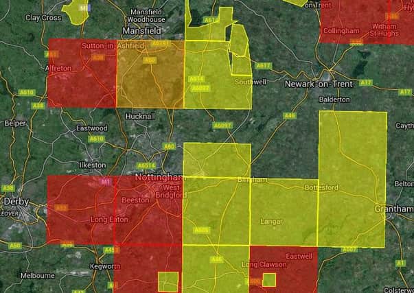 Fracking applications in Mansfield and Ashfield.