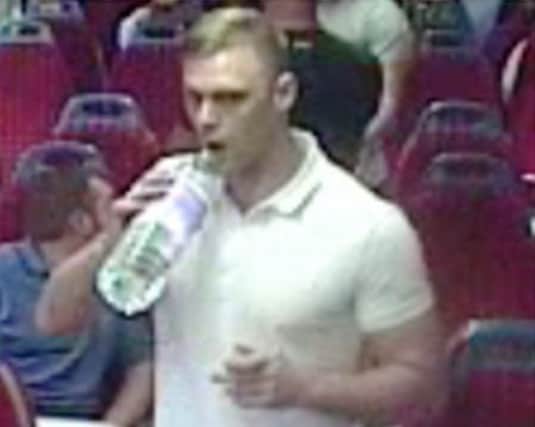 British Transport Police would like to speak to this man about the fight.