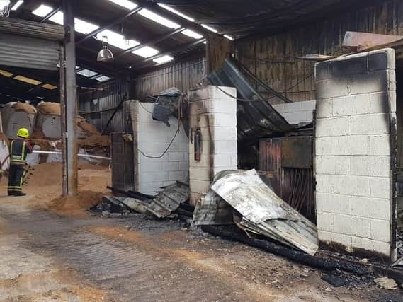 The fire at a Blidworth wood processing plant has been extinguished and investigations continue.