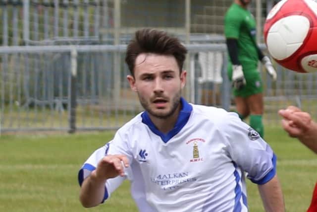 Lewis Bingham was on the scoresheet for Ollerton.