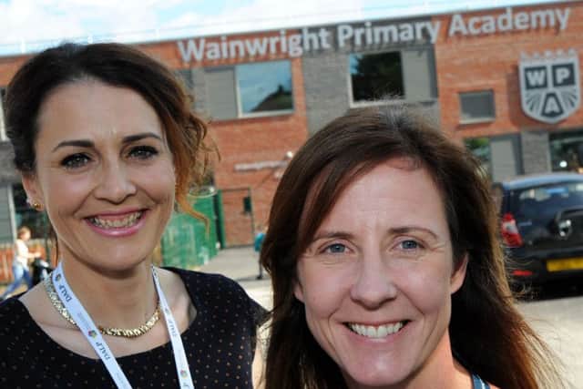 Wainwright Primary Academy Director, Tamara Hazlehurst, right with Executive Principal Louise Davidson.