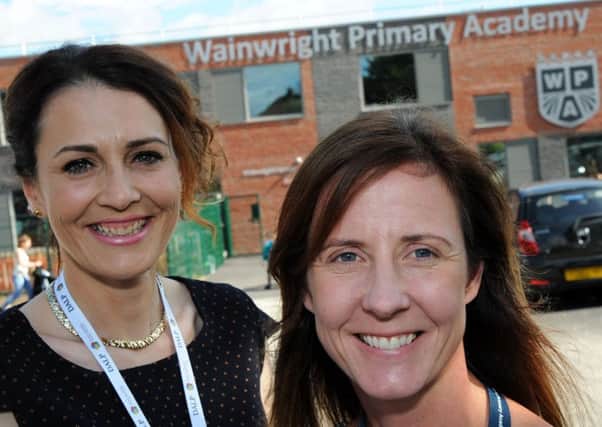 Wainwright Primary Academy Director, Tamara Hazlehurst, right with Executive Principal Louise Davidson.
