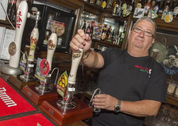 Prior's Well Brewery in Mansfield Woodhouse with its own bar upstairs. Owner Dave Vann at the bar
Picture: Sarah Washbourn