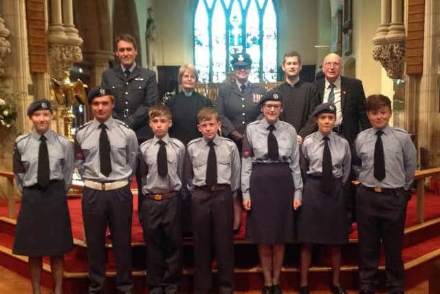 The service to mark the Battle of Britain at St Mary Magdalene church in Hucknall