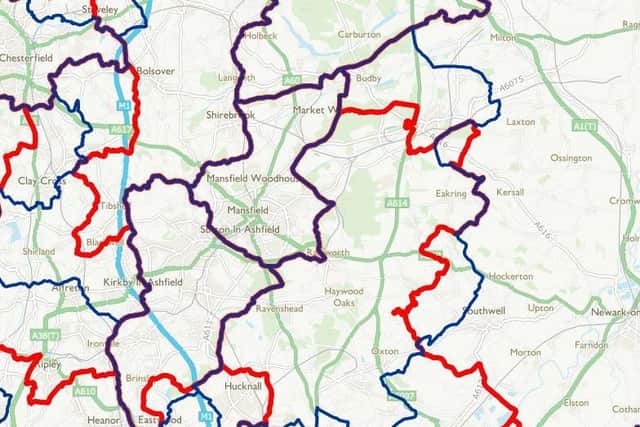 Other proposed changes in Notts may mean the disappearance of the Gedling constituency altogether in a bid to reduce the total number of MPs. (Source: Boundary Review).