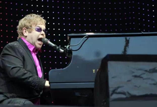 Sir Elton John played at what was then the b2net stadium in Chesterfield in 2012.