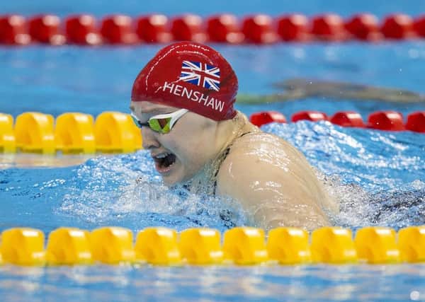 Swimmer Charlotte Henshaw. Pic credit: onEdition.