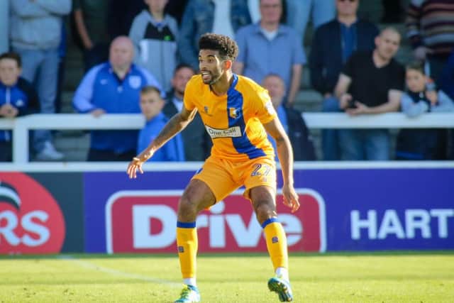 Mansfield Town's Oscar Gobern - Pic Chris Holloway