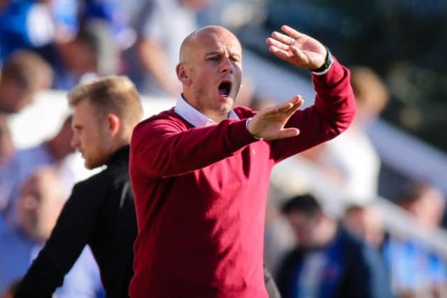 Mansfield Town's Manager Adam Murray - Pic Chris Holloway