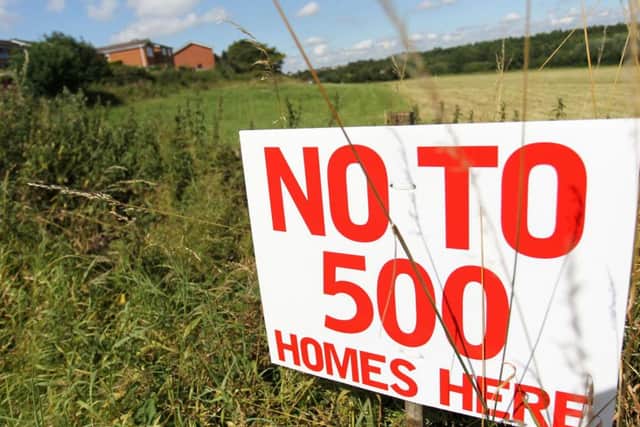Residents are opposing a housing development off land behind Ashland Road in Sutton.