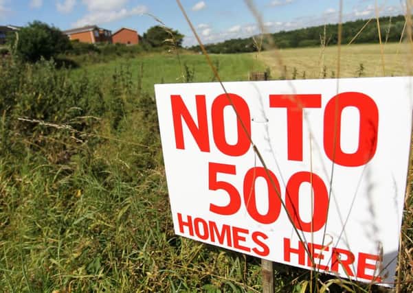 Residents are opposing a housing development off land behind Ashland Road in Sutton.