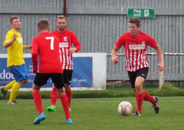 Action from Teversal v Dronfield on Saturday. All photos by Keith Parnill.