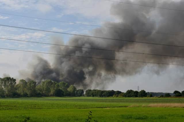 Fire on Forest Lane, Walesby
