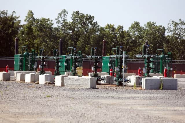 Shale well pad. Picture: Mark Simpson