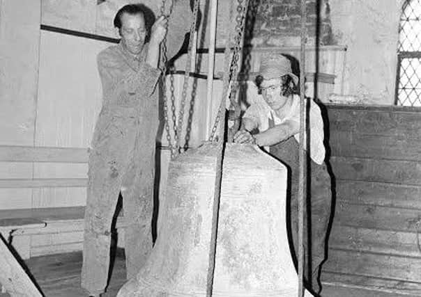 1973 Mansfield St Peters Church Bells rehanging