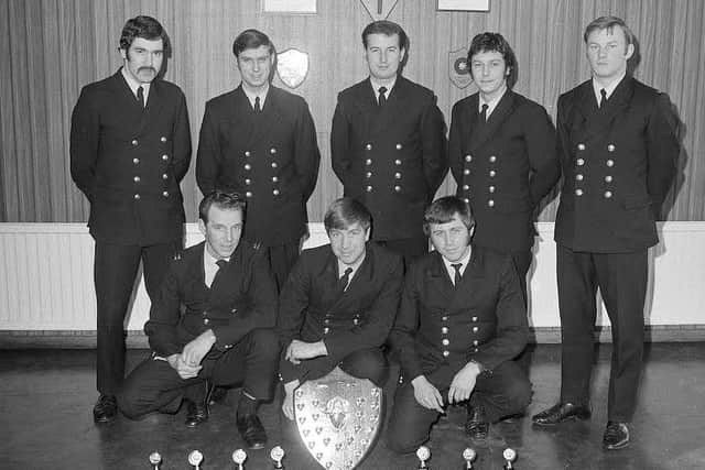 1973 Sutton Fire Station Volleyball Team