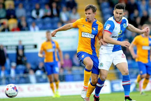 Mansfield Town v Blackburn Rovers.James Baxendale.