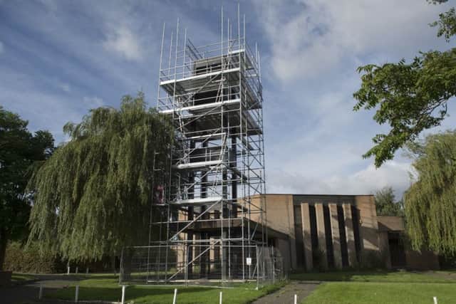 St PaulÃ¢Â¬"s Church, Pelham Street, Worksop. Scaffolding on the bell tower is proving expensive as they try to tackle the pigeon problemPicture: Sarah Washbourn
