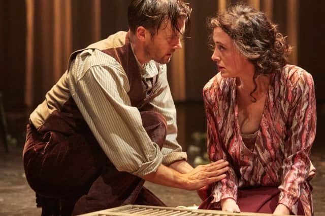 Jonah Russell and Hedydd Dylan in Lady Chatterley's Lover.