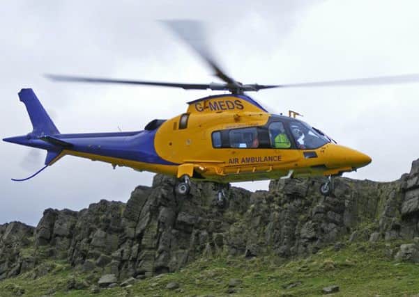 The Derbyshire, Leicestershire and Rutland Air Ambulance (archive shot).