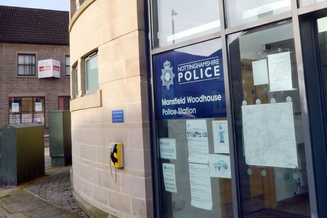 Mansfield Woodhouse Police Station.