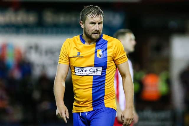 Mansfield Town's Jamie McGuire - Pic by Chris Holloway