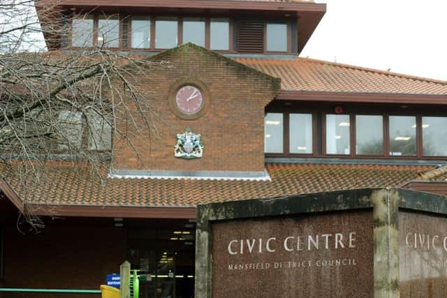 Mansfield Civic Centre, home of Mansfield District Council.