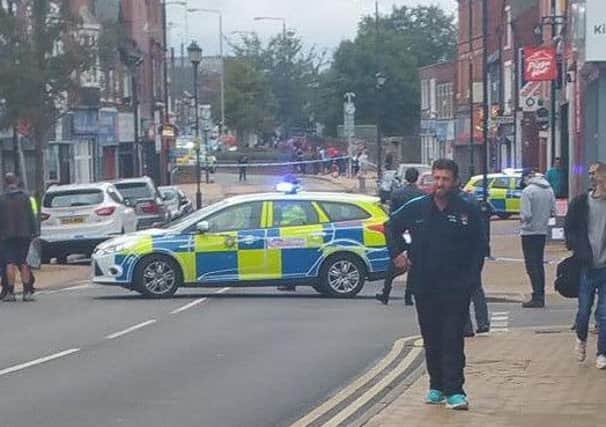 Welbeck Street in Sutton was evacuated on Friday evening following a bomb scare, picture Sam Lavender