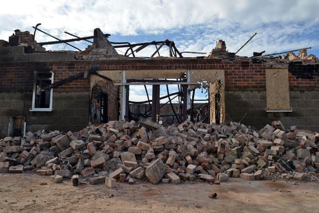 Fire at Christian Fellowship Church, Mansfield