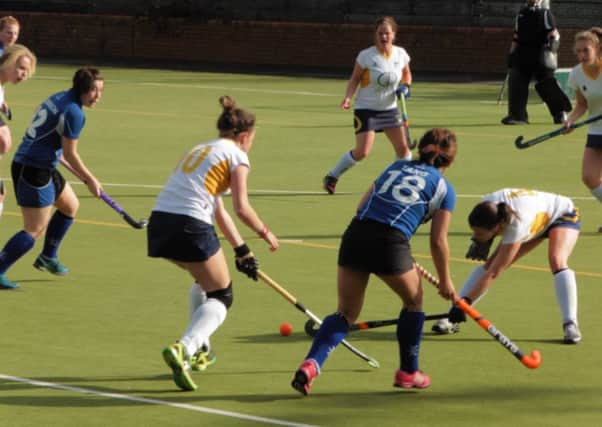ACTION from North Notts Ladies' win over Stourport Ladies.