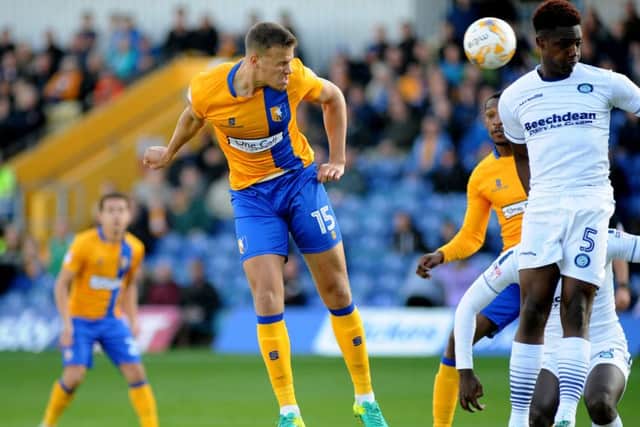 Mansfield Town v Wycombe Wanderers.