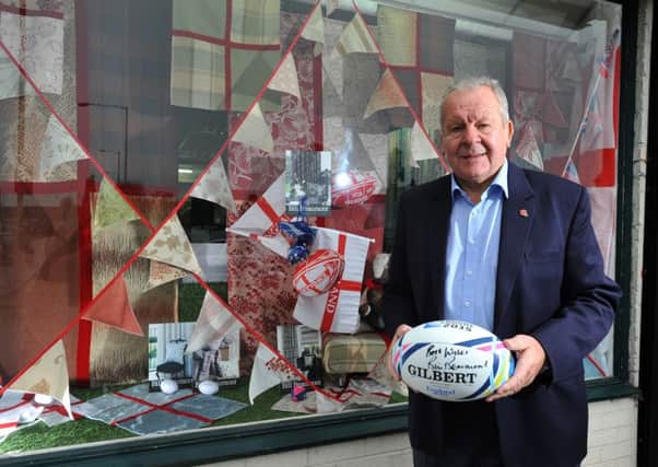 BIG-NAME SPEAKER -- former England rugby captain Bill Beaumont.