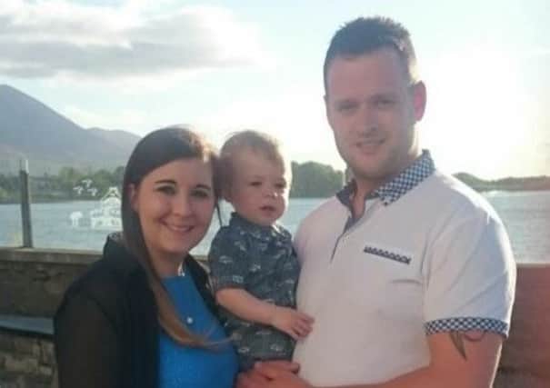 Daniel Taylor and Rebecca Reast with son Freddie