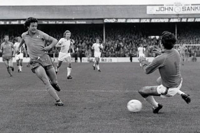 1977 Stags v Luton Town Dave Syrett