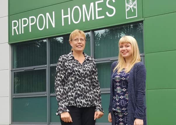 Debbie Cartwright and Emily Wilson at Rippon Homes.