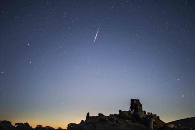 You could see up to 25 shooting stars an hour.