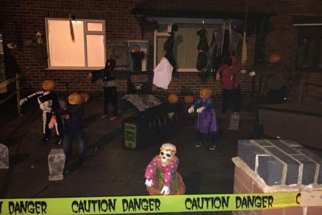This Kirkby family attracted hundreds of visitors with their Halloween display last year - they say this year will be even better.
