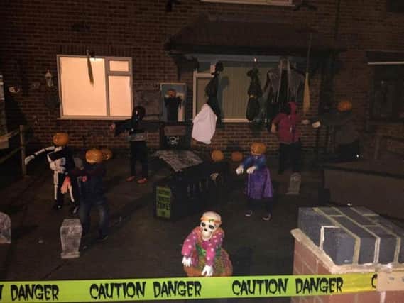 This Kirkby family attracted hundreds of visitors with their Halloween display last year - they say this year will be even better.