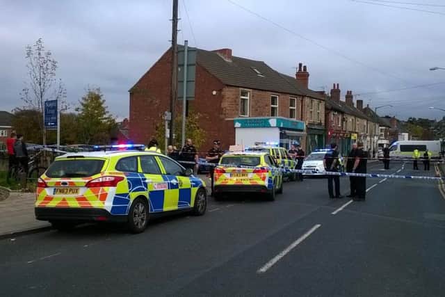 Police were called to Newgate Lane and found a man had suffered life-threatening knife wounds.