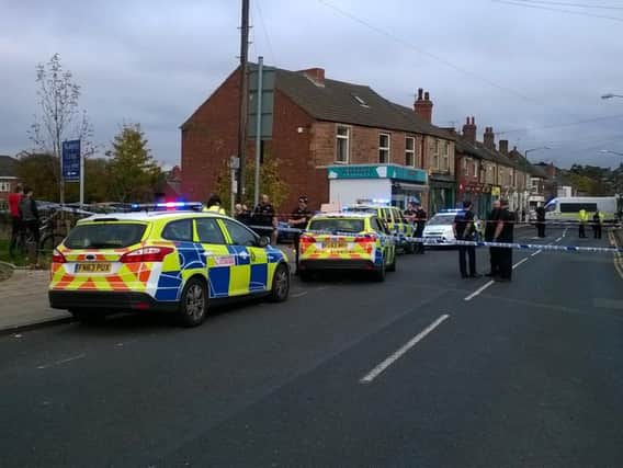 Police were called to Newgate Lane and found a man had suffered life-threatening knife wounds.