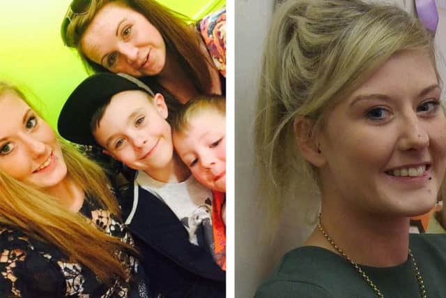 Melanie is missed by her two biggest fans - her 'nephews' Tyler and Luke, pictured with their mum Emma, Melanie's best friend.