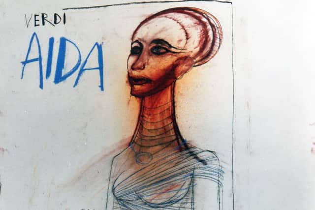 Aida print by Ralph Steadman